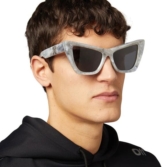 New, OFF-WHITE Sunglasses EDVARD OERI045 0807 Authentic - Picture 3 of 12